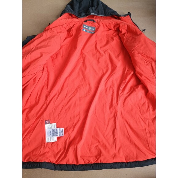 Eddie Bauer First Ascent Jacket Women's XL Ignite Flux Hooded Gray Orange Coat - Picture 2 of 11